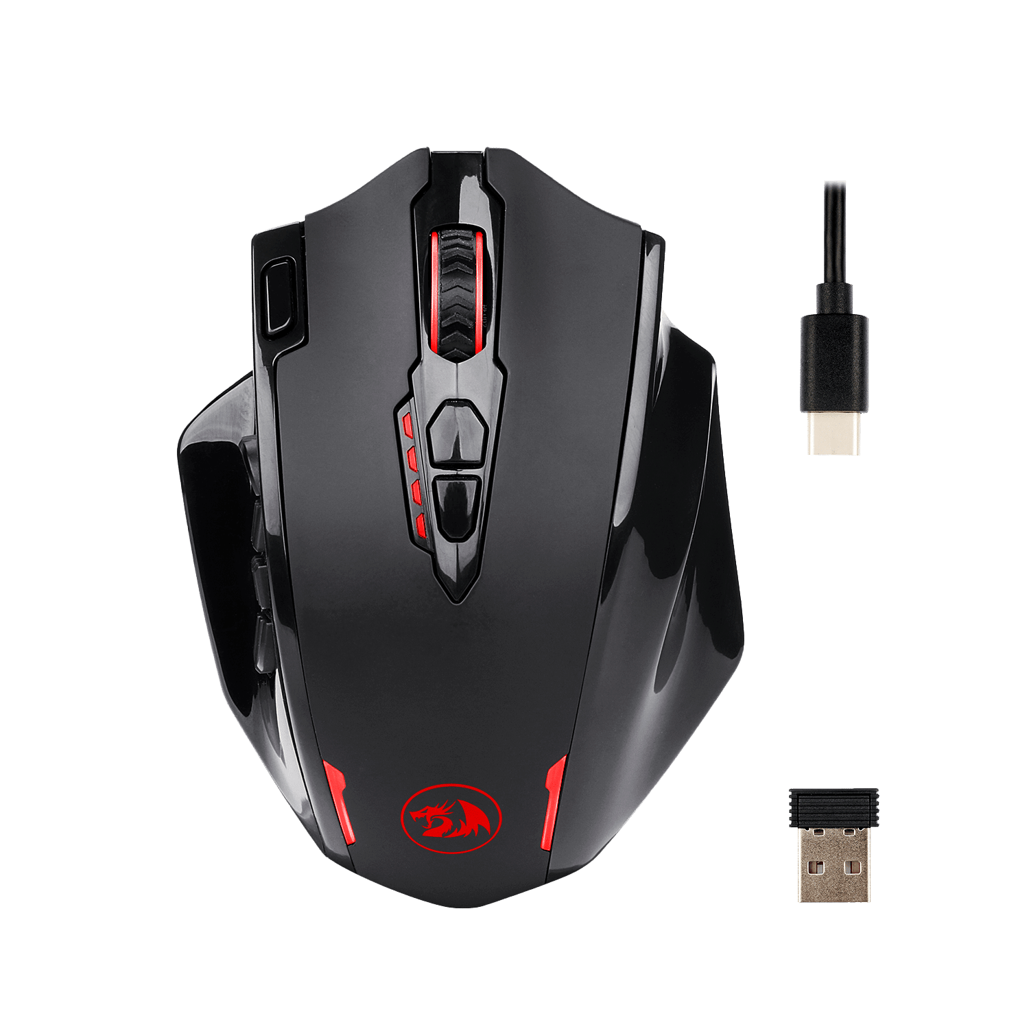 Llc Mouse Redragon M913 Impact Elite Wireless Gaming Mouse with 16 Buttons ...